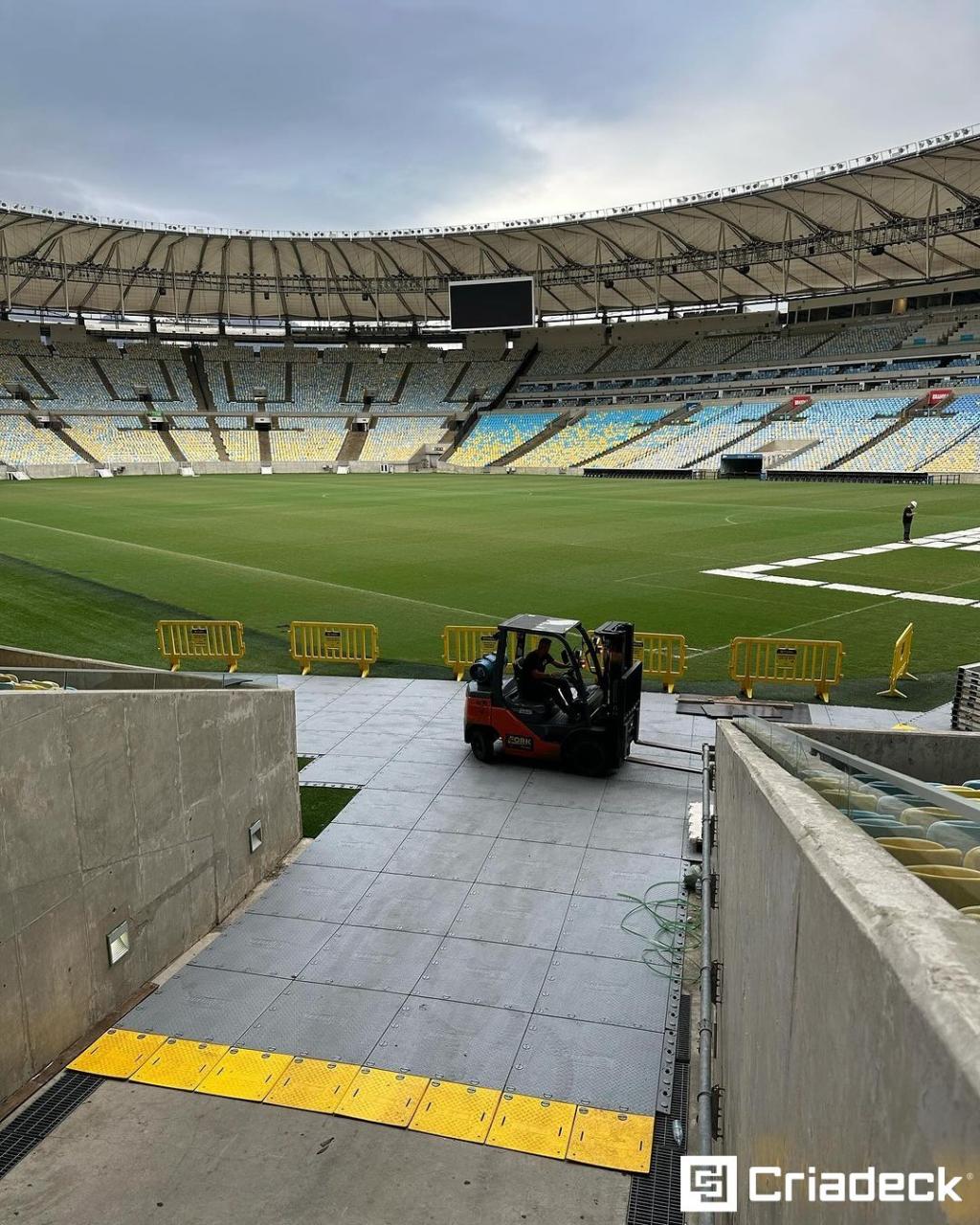 Piso Criadeck Ultra no Paul McCartney - Got Back 2023: Inovação e Segurança no Maracanã.